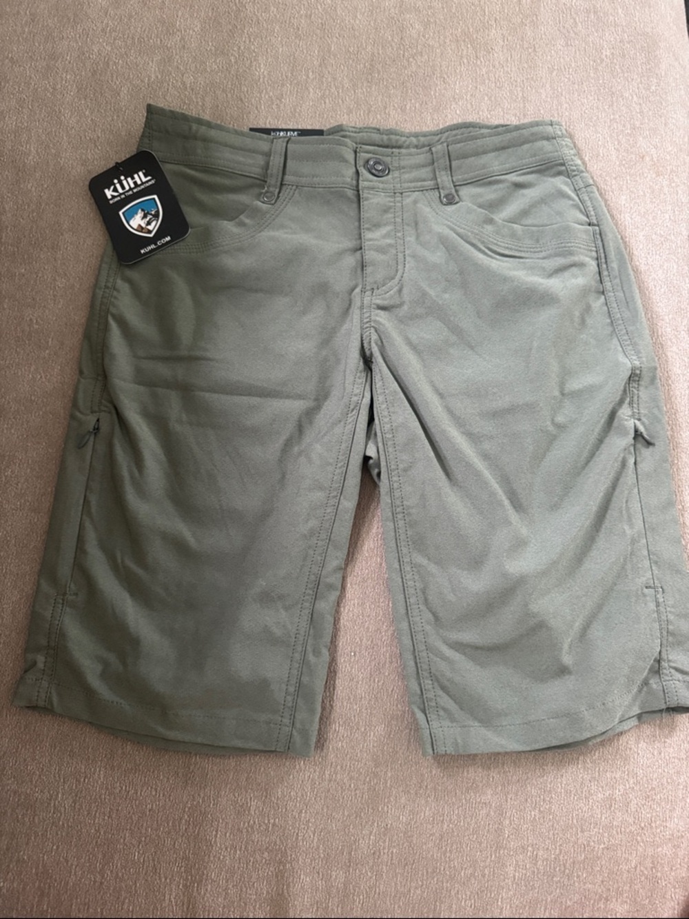 Kühl Womens Olive Green Trekr 11” Shorts